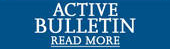 A blue banner with the words active bullets read more.